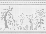 Crochet patterns width landscape motive