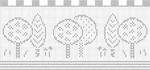 Fillet crochet patterns with loops
