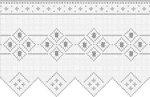 Fillet crochet+patterns+curtains+rosettes