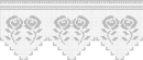 pattern for crochet curtain  + roses motive